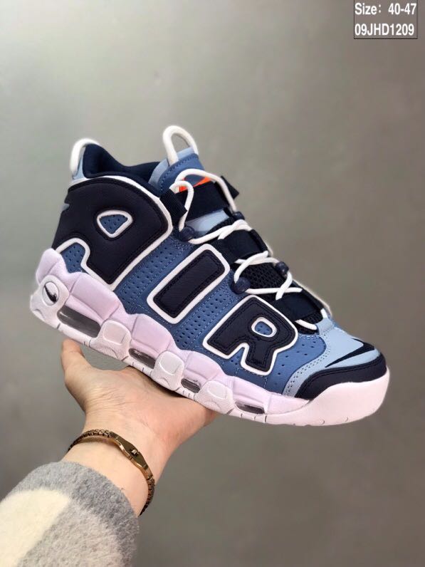 NewNike Air Uptempo Jean Blue White - Click Image to Close